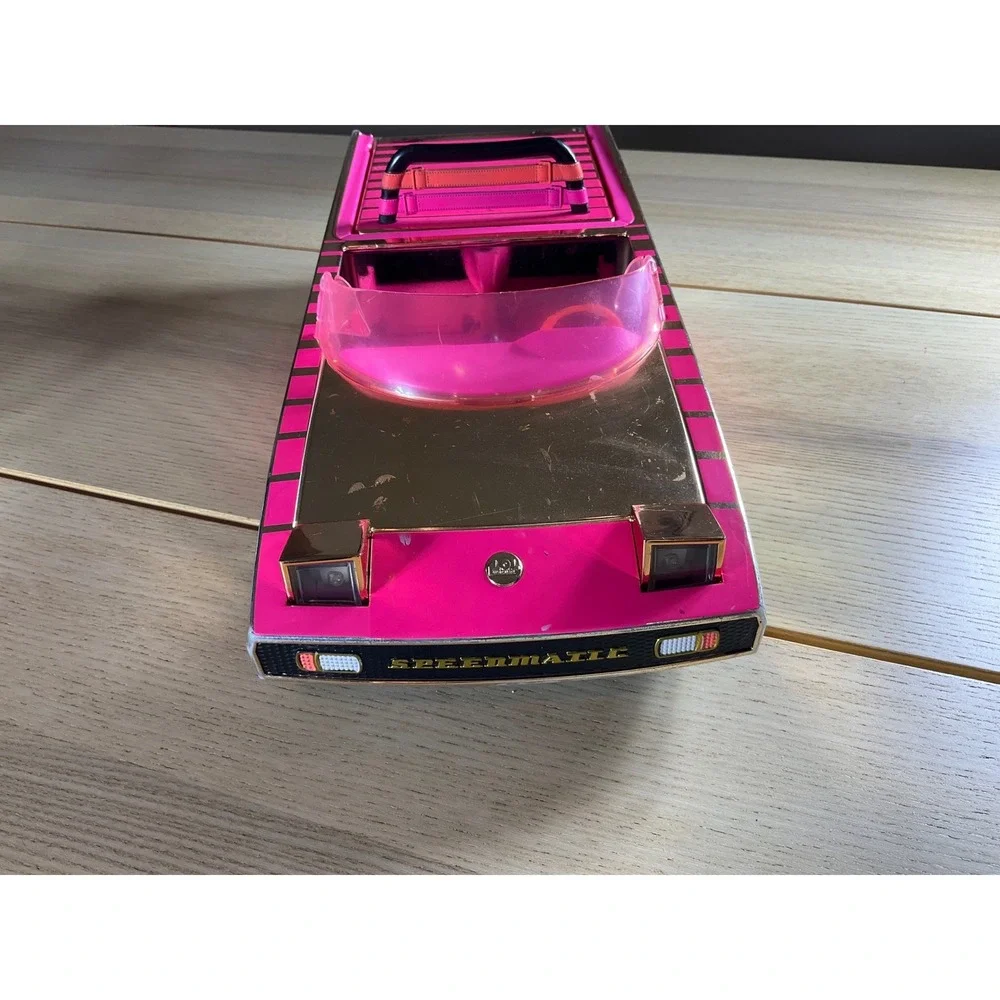 LOL Surprise Car-Pool Coupe Pink Rose Gold Speedmatic Convertible Pool Car
